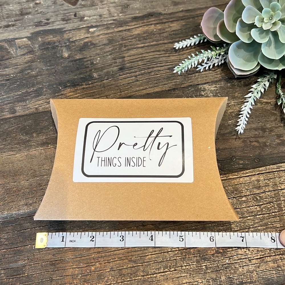 📦3/$20 mix + match📦 CUSTOM pillow boxes - (12)  PRETTY THINGS